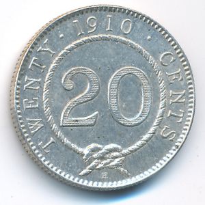 Саравак, 20 центов (1910 г.)