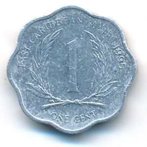 East Caribbean States, 1 cent, 1995