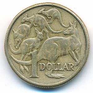 Австралия, 1 доллар (1984 г.)