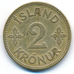 Исландия, 2 кроны (1929 г.)