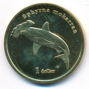 Mo'orea., 1 dollar, 2020