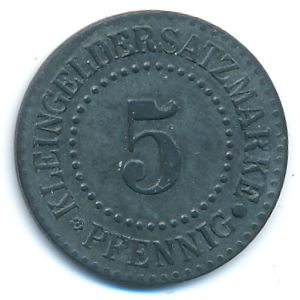 Люнебург., 5 пфеннигов
