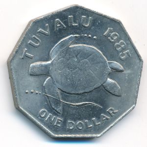 Tuvalu, 1 dollar, 1985