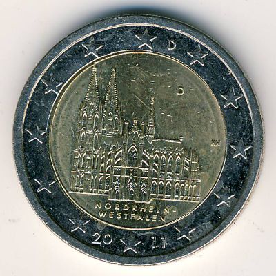 Germany, 2 euro, 2011