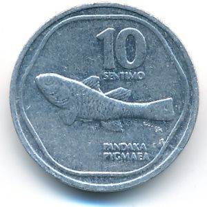 Philippines, 10 centimos, 1990