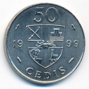 Ghana, 50 cedis, 1999