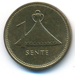 Lesotho, 1 sente, 1992
