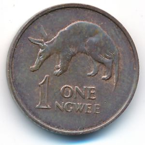 Zambia, 1 ngwee, 1983
