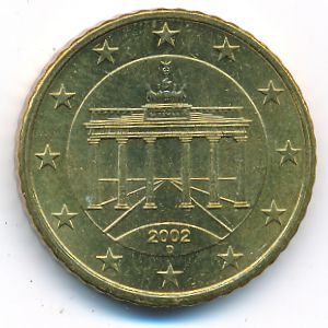 Германия, 50 евроцентов (2002 г.)