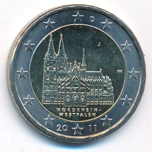 Germany, 2 euro, 2011