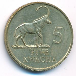 Замбия, 5 квача (1992 г.)