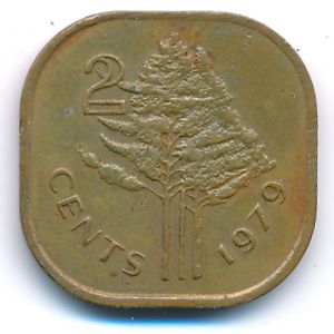 Свазиленд, 2 цента (1979 г.)