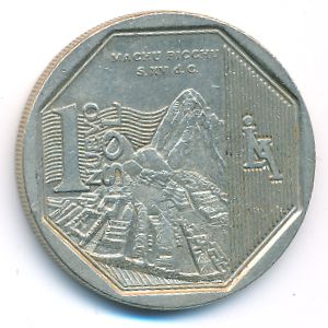 Перу, 1 новый соль (2011 г.)