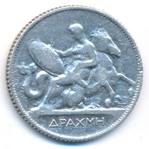 Греция, 1 драхма (1910 г.)