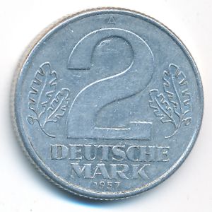 ГДР, 2 марки (1957 г.)