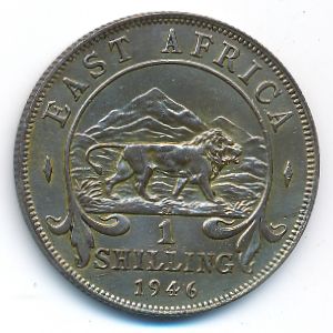 Восточная Африка, 1 шиллинг (1946 г.)