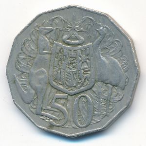 Австралия, 50 центов (1975 г.)