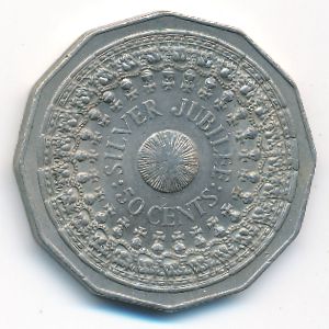 Австралия, 50 центов (1977 г.)