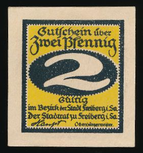 Нотгельды Германии, 2 пфеннига (1921 г.)