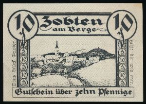 Нотгельды Германии, 10 пфеннигов (1919 г.)