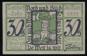 Нотгельды Германии, 30 пфеннигов (1921 г.)