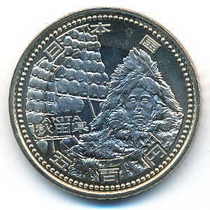 Япония, 500 иен (2011 г.)