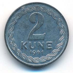 Хорватия, 2 куны (1941 г.)