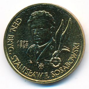 Польша, 2 злотых (2004 г.)
