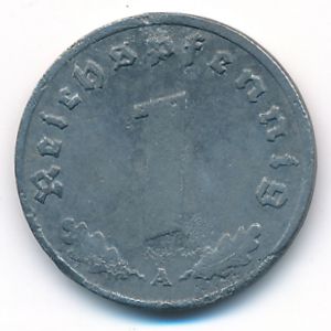 Третий Рейх, 1 рейхспфенниг (1941 г.)