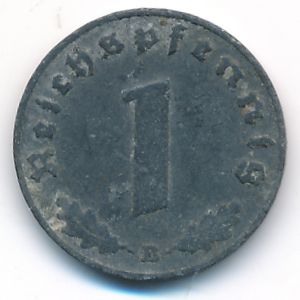 Третий Рейх, 1 рейхспфенниг (1943 г.)