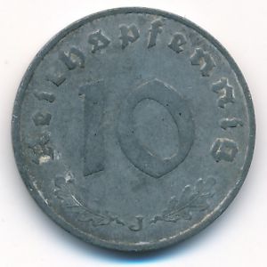 Третий Рейх, 10 рейхспфеннигов (1940 г.)