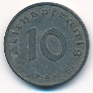 Третий Рейх, 10 рейхспфеннигов (1942 г.)