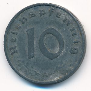 Третий Рейх, 10 рейхспфеннигов (1942 г.)