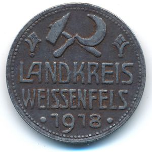 Вайсенфельс., 10 пфеннигов (1918 г.)
