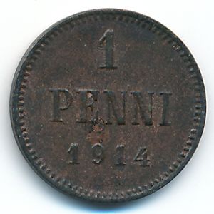 Finland, 1 penni, 1914