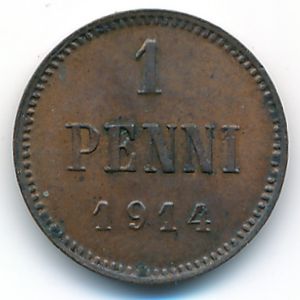 Finland, 1 penni, 1914