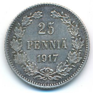 Финляндия, 25 пенни (1917 г.)