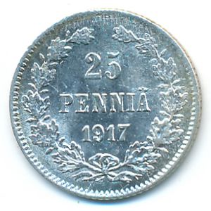 Финляндия, 25 пенни (1917 г.)