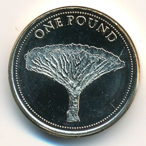 Гибралтар, 1 фунт (2014 г.)