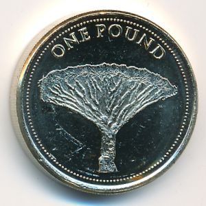 Гибралтар, 1 фунт (2014 г.)