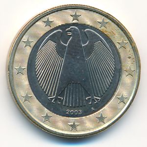 Германия, 1 евро (2003 г.)