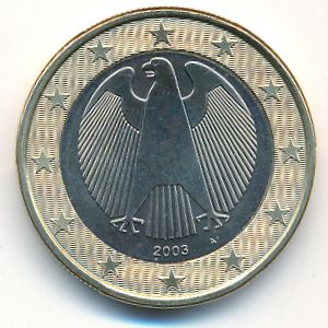 Германия, 1 евро (2003 г.)