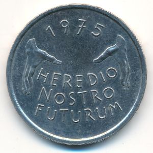 Switzerland, 5 francs, 1975