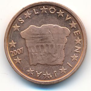 Словения, 2 евроцента (2007 г.)