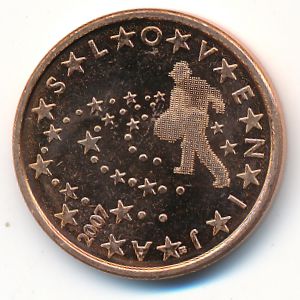 Slovenia, 5 euro cent, 2007