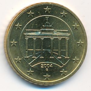 Германия, 50 евроцентов (2004 г.)