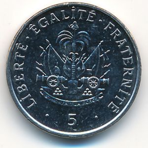 Гаити, 5 сентим (1997 г.)