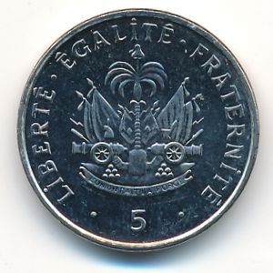 Гаити, 5 сентим (1997 г.)