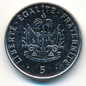 Гаити, 5 сентим (1997 г.)
