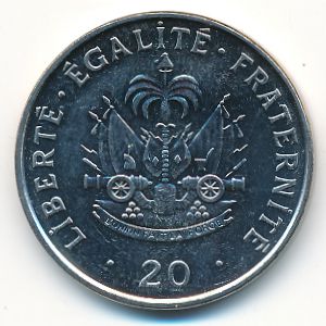 Haiti, 20 centimes, 1995